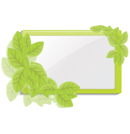leaf backgroundのイラスト素材