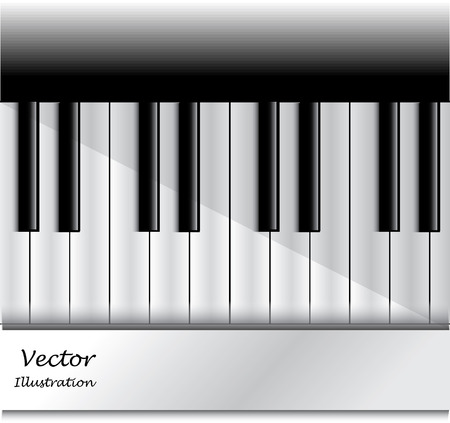 Piano keysのイラスト素材