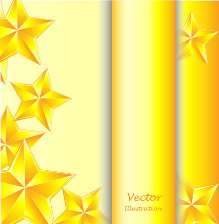 Golden starのイラスト素材