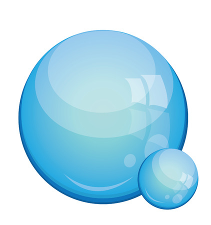 Vector illustration of water dropのイラスト素材