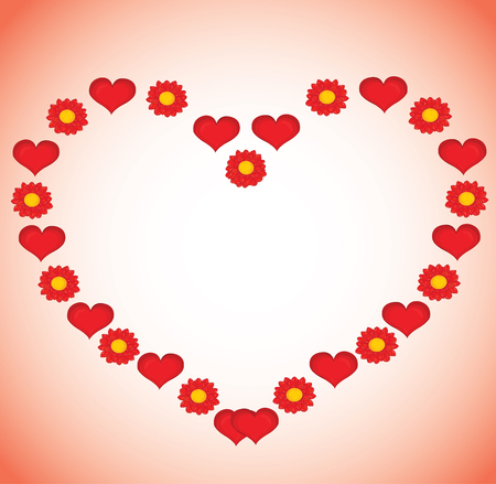 Valentines Day background.のイラスト素材