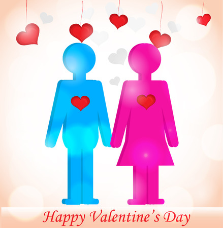 love couple symbol vectorのイラスト素材