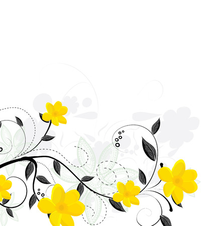 Vector flower backgroundのイラスト素材