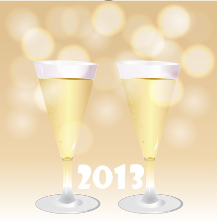 Happy New Year 2013のイラスト素材