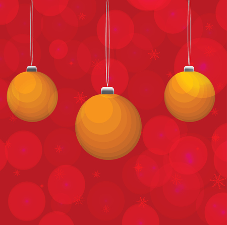 Elegant christmas background, Christmas globeのイラスト素材