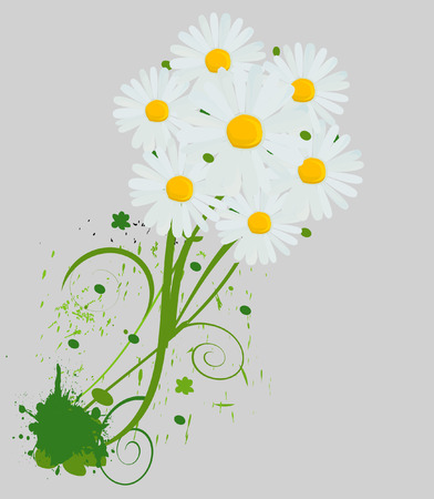 Vector illustration of bright bouquetのイラスト素材