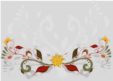Floral backgroundのイラスト素材