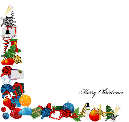 Holidays elementsのイラスト素材