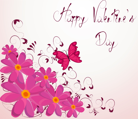 Colorful flowersのイラスト素材