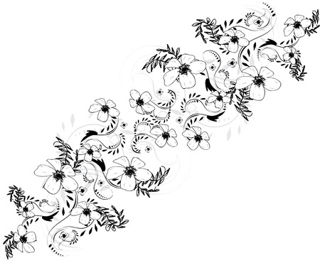 Vector flowersのイラスト素材