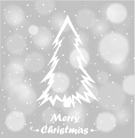 stylized Christmas treeのイラスト素材