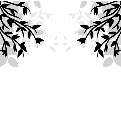 Abstract floral background. のイラスト素材