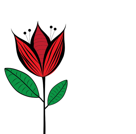 Abstract colored floral backgroundのイラスト素材