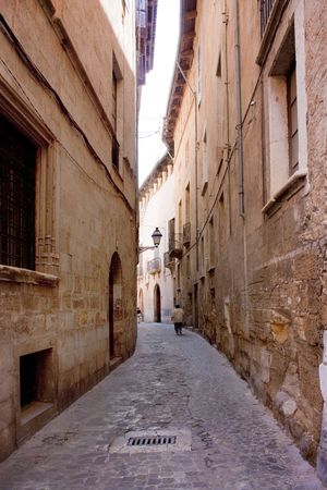 old style mediterranean houses as found in spain and italyの写真素材