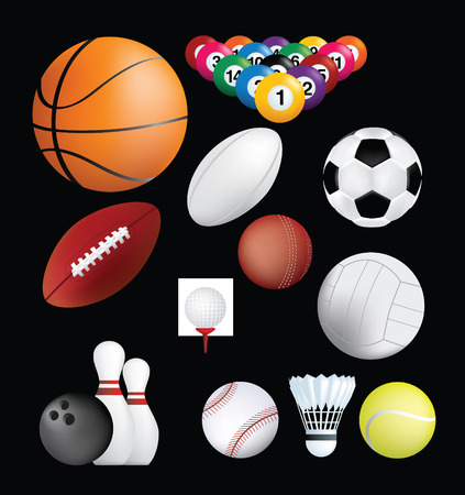 Deatiled illustration of a series of world wide sportsのイラスト素材