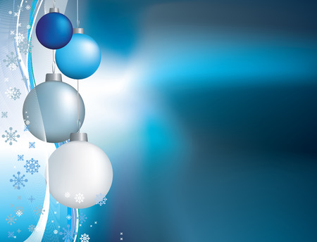 christmas illustration with copy space for message or to be used as a background elementのイラスト素材