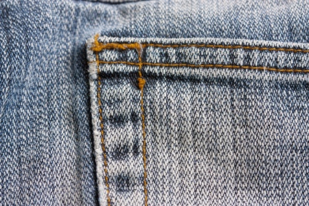 macro studio shot of close up of jeans textureの写真素材