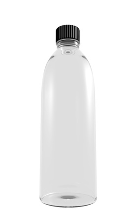 empty plastic water bottleの写真素材
