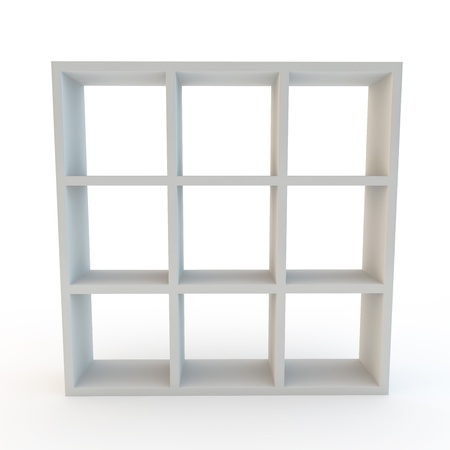 modern home or office storage unitの写真素材