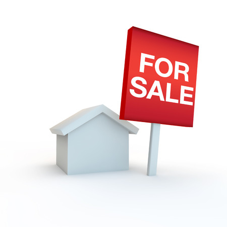 3d render of a moving house iconの写真素材