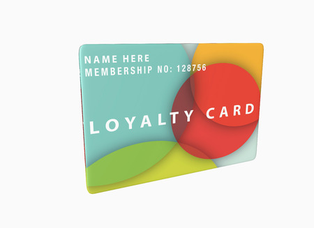 modern design for a loyalty scheme, 3d render