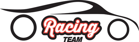 Vector illustration of a logo for motorsports racing teamのイラスト素材