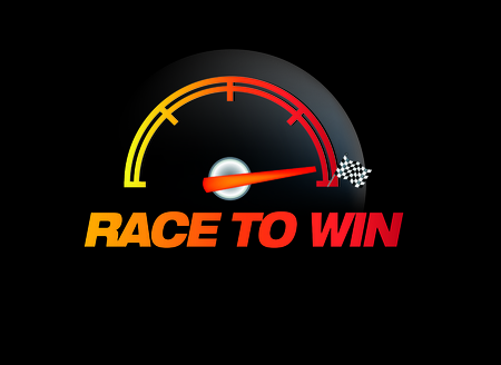 Vector illustration of a motorsports design elements on a white backgroundのイラスト素材