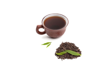 Chinese pu-erh tea の写真素材