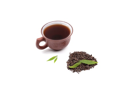 Chinese pu-erh tea の写真素材