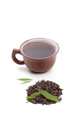 Chinese pu-erh tea の写真素材