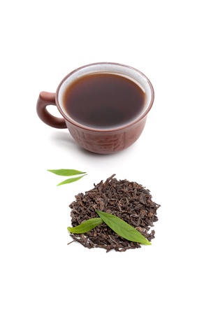 Chinese pu-erh tea の写真素材