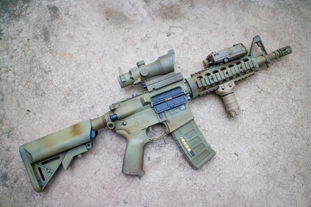 M4A1 airsoft gunの素材