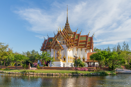 The Dusit Maha Prasat in the Ancient Siam Thailandのeditorial素材