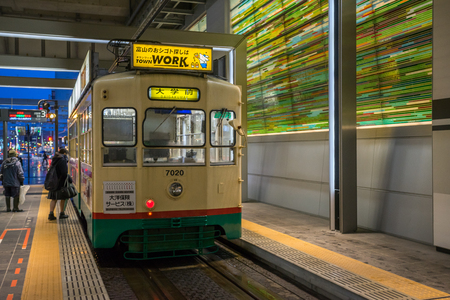 TOYAMA JAPAN - FEB 13, 2017: Many people usingのeditorial素材