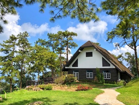 Huai Nam Dang National Park, Chiang Mai, Thailandの写真素材