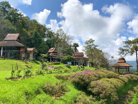 Huai Nam Dang National Park, Chiang Mai, Thailandのeditorial素材