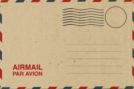 Backside of blank postcard with dirty stainの写真素材