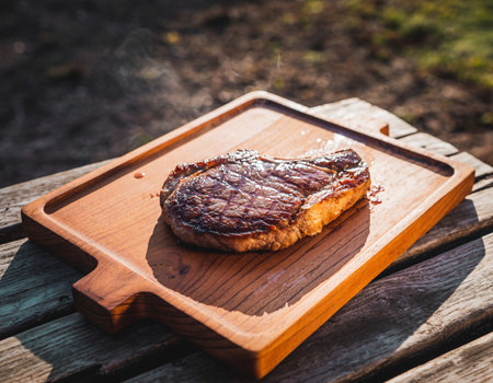 Well-done Wagyu beef steakの素材