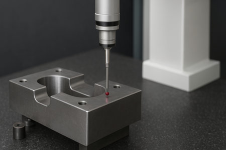 Precision measurement conducted using Absolute Arm with probingの素材