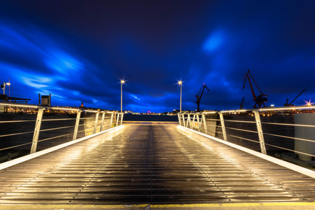 Way to water boat captured during storm gothenburg sweden