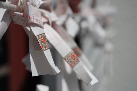 Omikuji charms