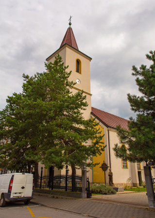 The Church of the Visitation of the Blessed Virgin Mary in Banja Luka in Republika Srpska, Bosnia and Herzegovinaの写真素材