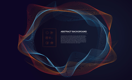 Abstract Particles Backgroundのイラスト素材