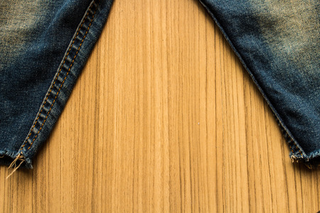 Jeans texture top view.の写真素材
