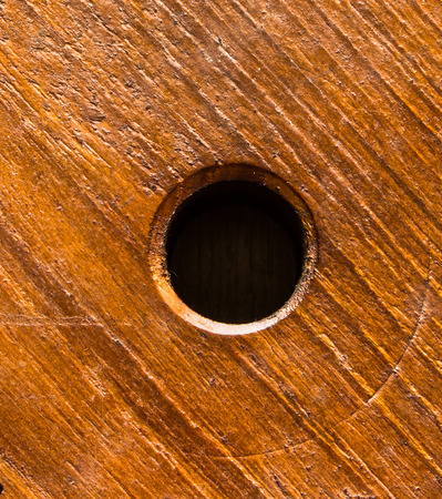 Wood with a hole texture background.の写真素材