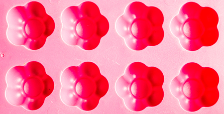 Candy mold pink horizontal texture background.の写真素材