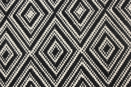 Black and white ethnic fabric