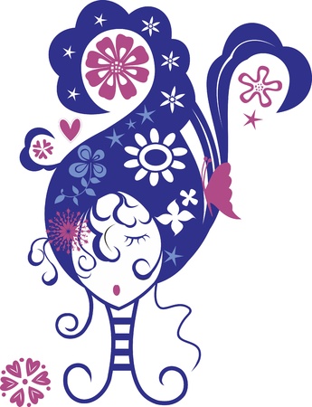 Ladies illustratorの写真素材