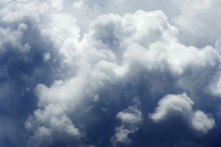 Sky full of dramatic cloud formationsの写真素材