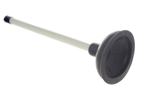 Plunger isolated on white backgroundの写真素材